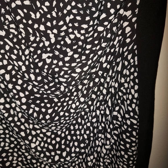 Chaps Black and White Dress - Picture 5 of 7